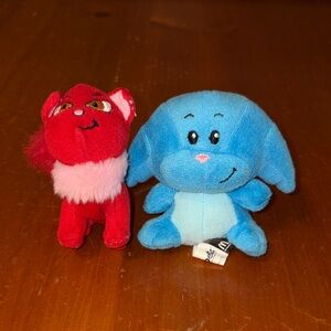Neopets McDonald’s Happy Meal Blue and Red Plush Toy Set